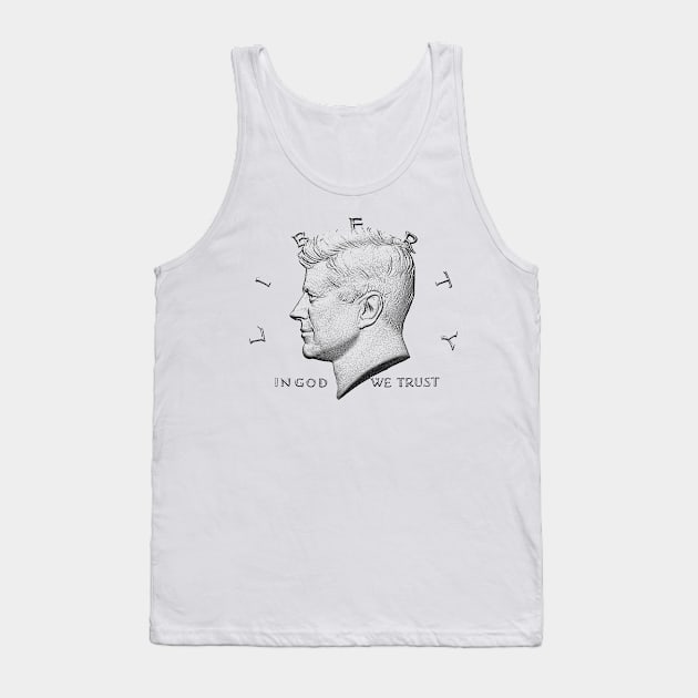 JFK - In God We Trust Tank Top by warishellstore